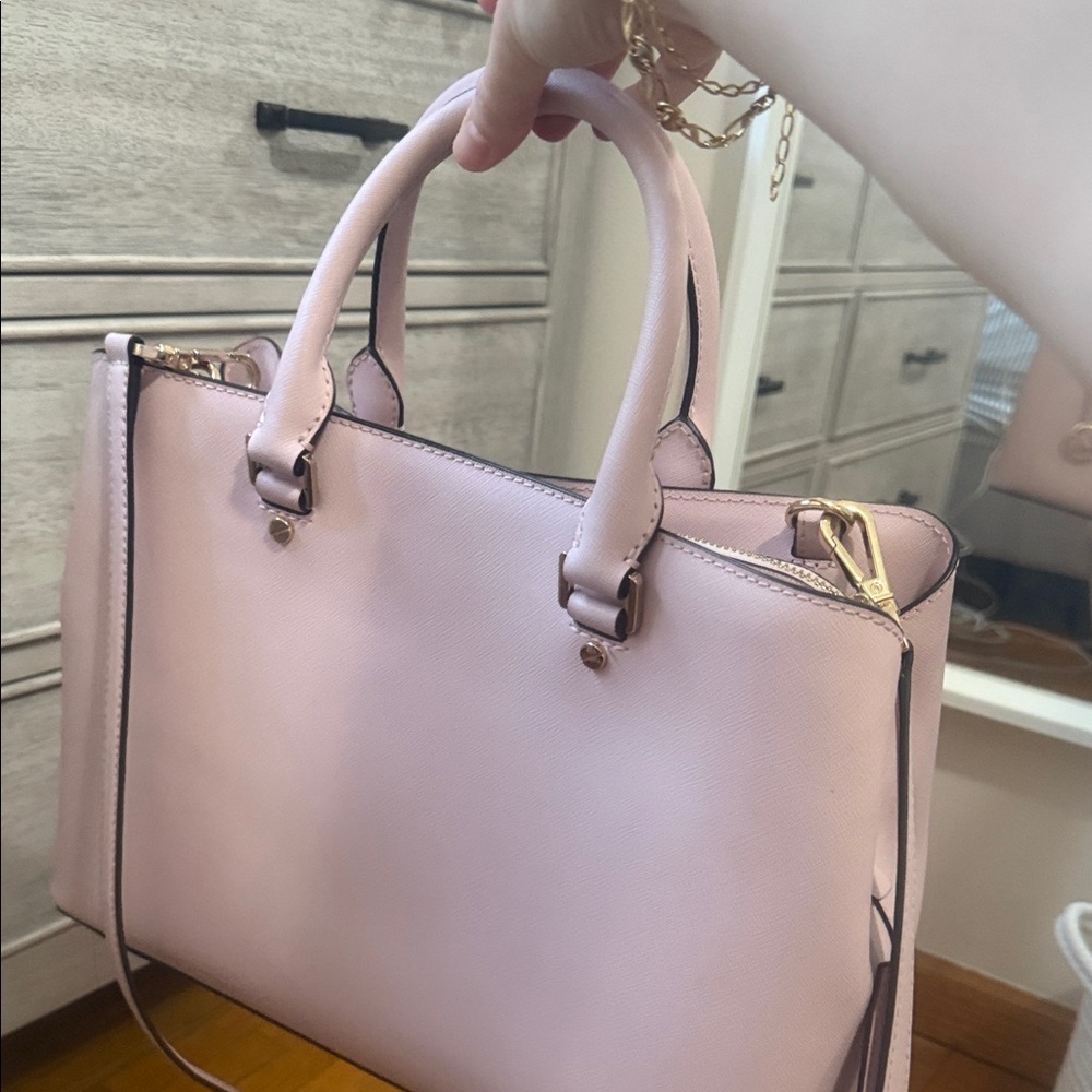 Michael Kors Light Pink Satchel Bag - Picture 3 of 6